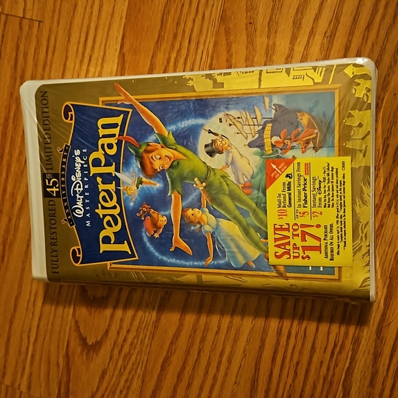Disney's Masterpiece Collection VHS Sealed Limited Edition Peter Pan - Picture 1 of 7